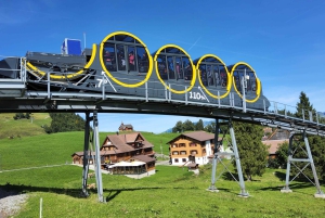 Dagstur fra Zürich: Den bratteste taubanen til Stoos og utsikten fra Rigi