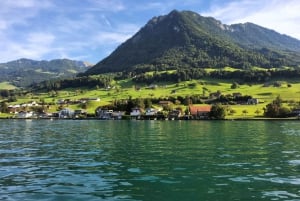 Dagstur fra Zürich: Den bratteste taubanen til Stoos og utsikten fra Rigi