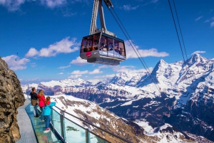 Zurich: Day trip to Schilthorn, Thrill Walk, and Bond World