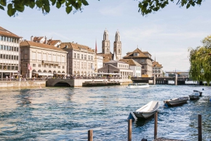 Zurich: Home of Chocolate and Rhine Falls Self-guided Tour