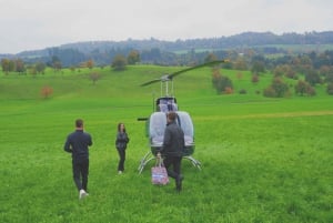 Zurich : Lucerne, Seebodenalp et tour en hélicoptère