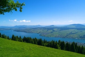 Zurich : Lucerne, Seebodenalp et tour en hélicoptère