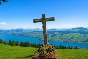 Zurich : Lucerne, Seebodenalp et tour en hélicoptère