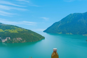 Zurich : Lucerne, Seebodenalp et tour en hélicoptère