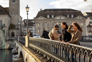 Zürich: Sightseeingtur med åpen buss og valgfri båttur