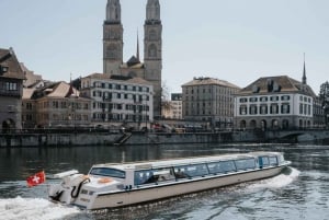 Zürich: Sightseeingtur med åpen buss og valgfri båttur