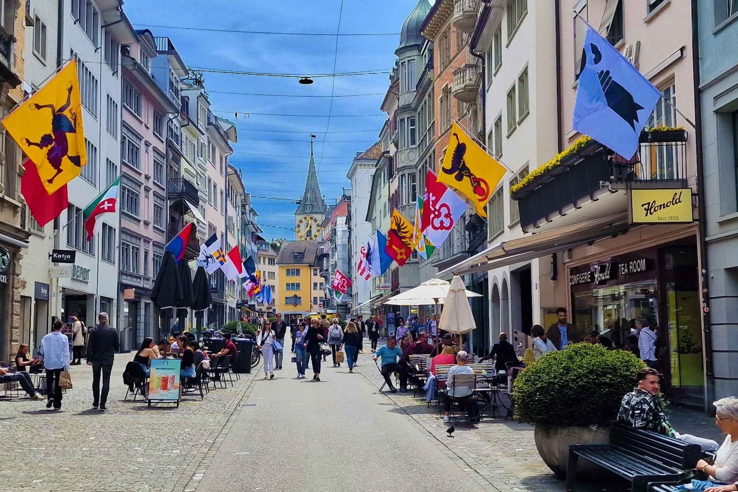 Zürich Open-top Tour og chokolade- og ostelandskab