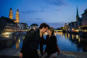 3-i-1 omvisning til fots i Zürich med fotografering og smaker