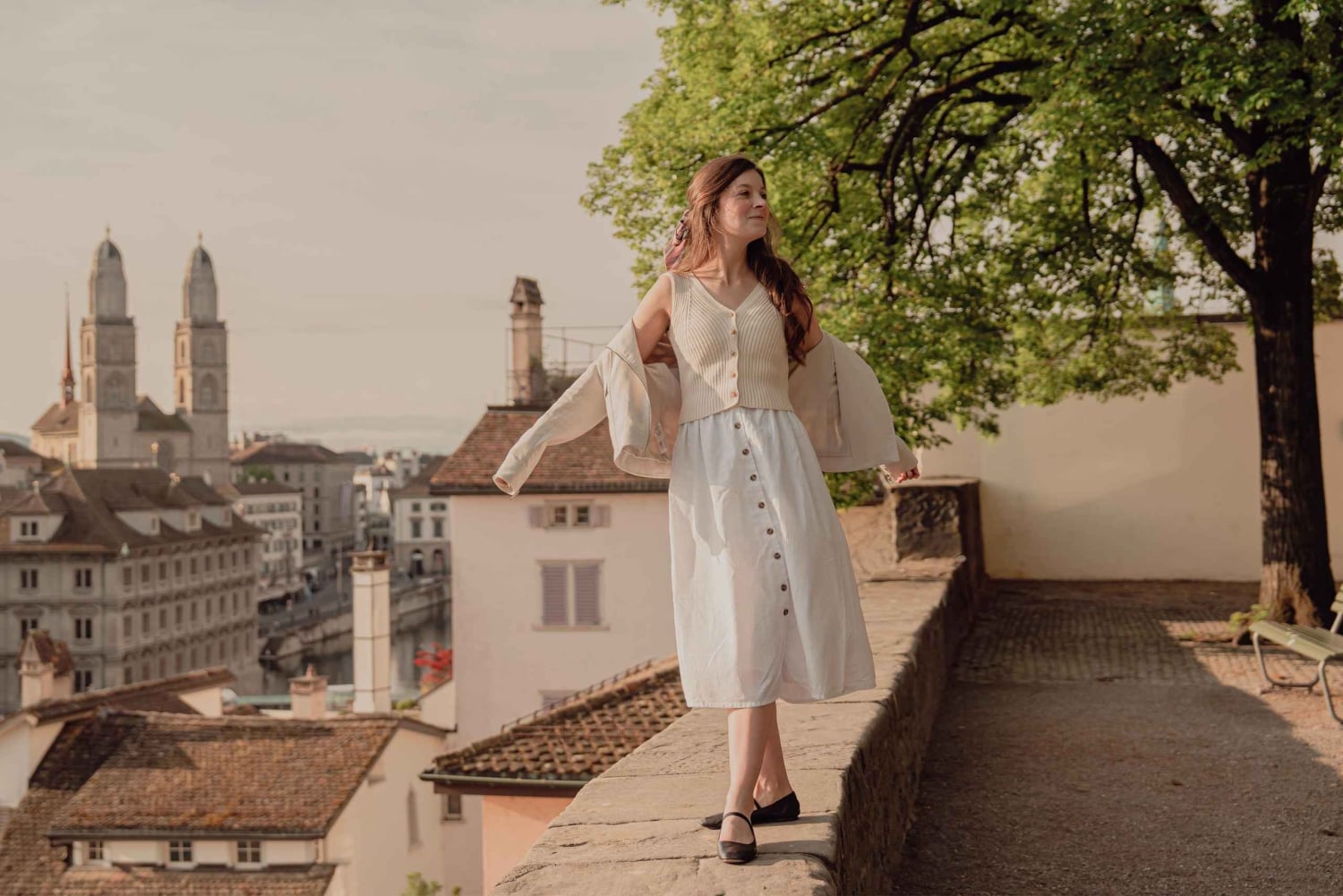 Zurique: Sessão de fotos profissional particular no Lindenhof