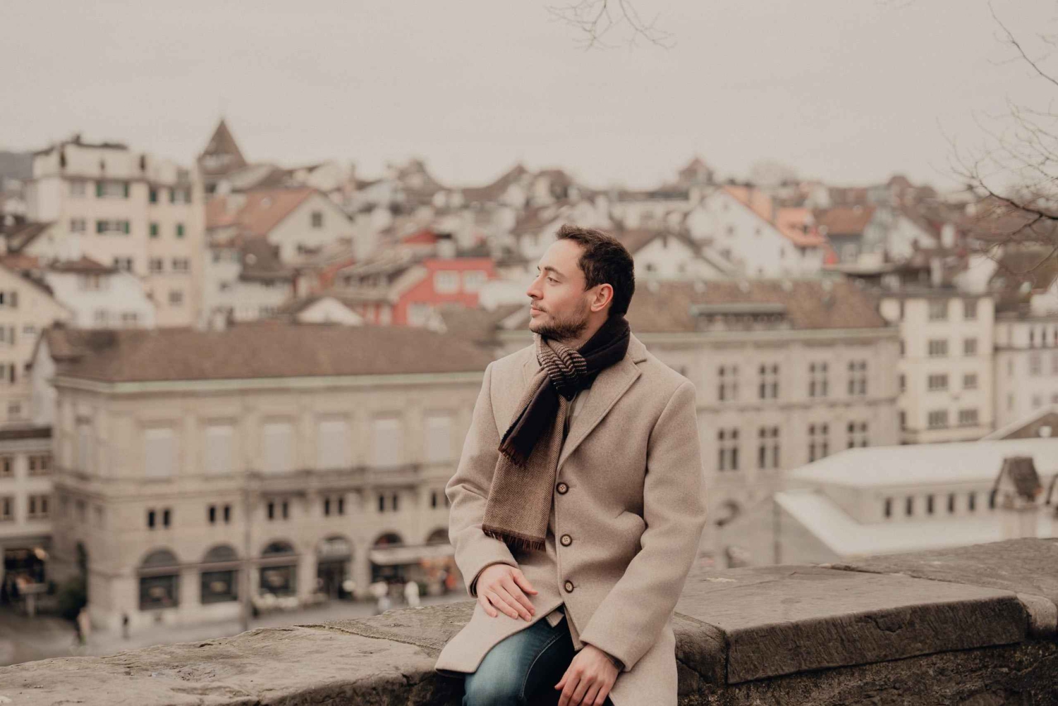 Zurique: Sessão de fotos profissional particular no Lindenhof