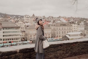 Zurigo: Servizio fotografico professionale privato al Lindenhof