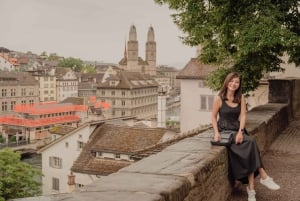 Zurigo: Servizio fotografico professionale privato al Lindenhof