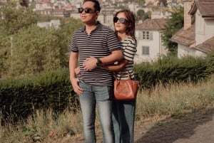 Zurigo: Servizio fotografico professionale privato al Lindenhof