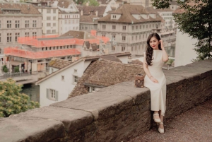 Zurique: Sessão de fotos profissional particular no Lindenhof