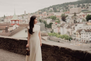 Zurique: Sessão de fotos profissional particular no Lindenhof