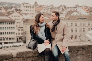 Zurique: Sessão de fotos profissional particular no Lindenhof