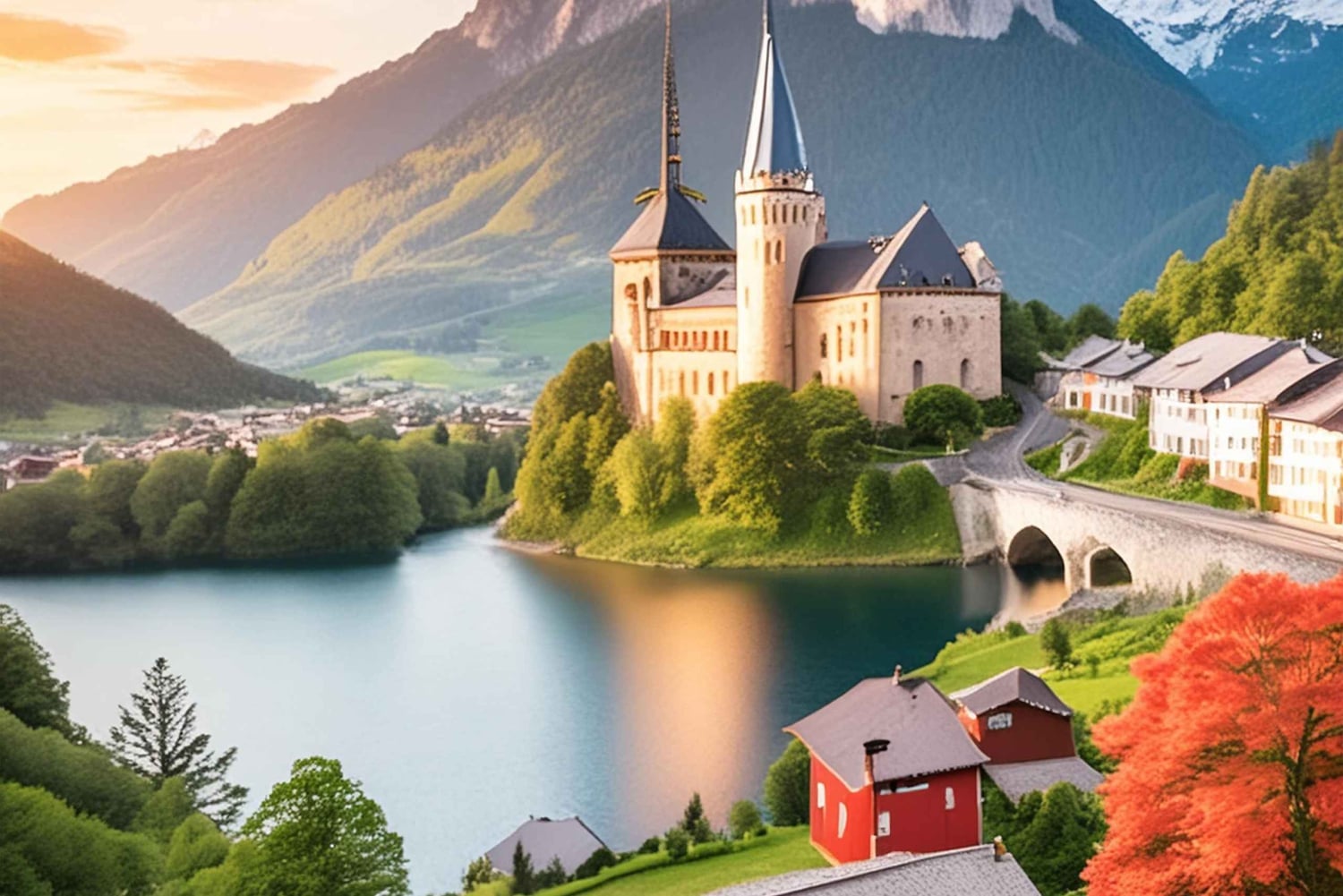 Zürich Yksityinen kiertomatka Liechtensteiniin ja Heidilandiin