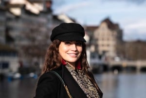 Zürich: Professionell fotosession på ikoniska platser + Polybahn