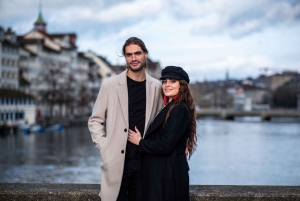 Zürich: Professionell fotosession på ikoniska platser + Polybahn